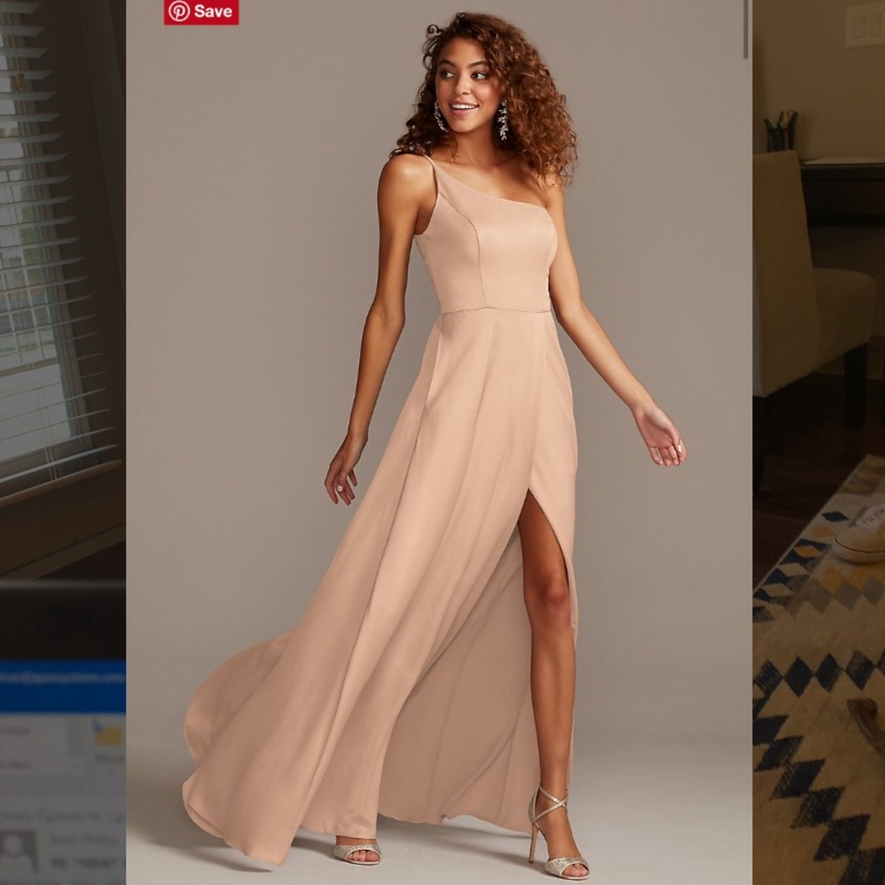 One Shoulder Bridesmaid Dress
